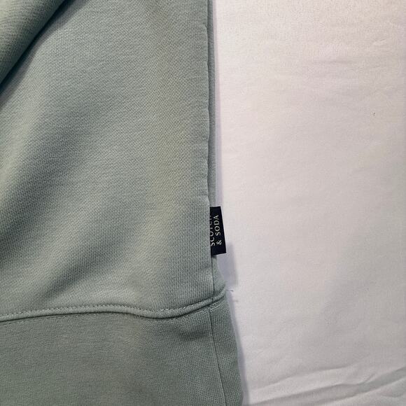 SCOTCH & SODA Amsterdam Couture Graphic Sweater SageGreen Size Large - Picture 8 of 13